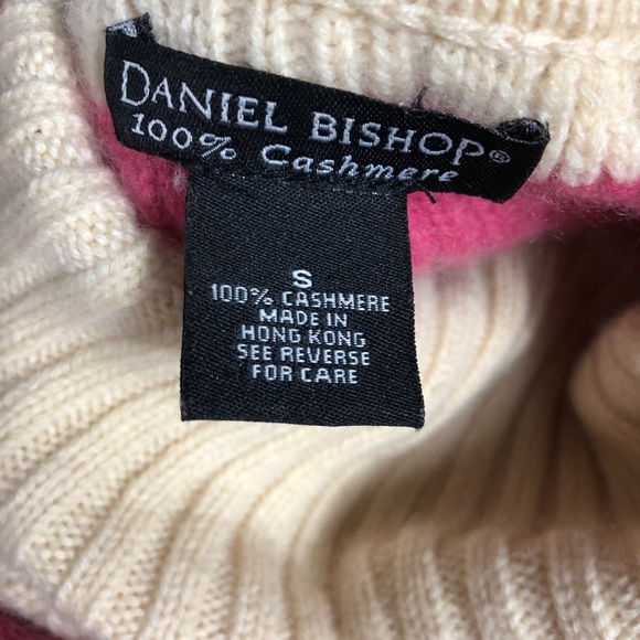 100% Cashmere Striped Sweater - Picture 3 of 3